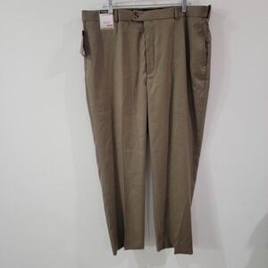 Roundtree And Yorke Mens Travel Smart Pants Size 42X32‎ Stretch Business Casual